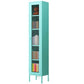 Multiple Colors Modern Style Bookshelf, Metal Bookcase for Home