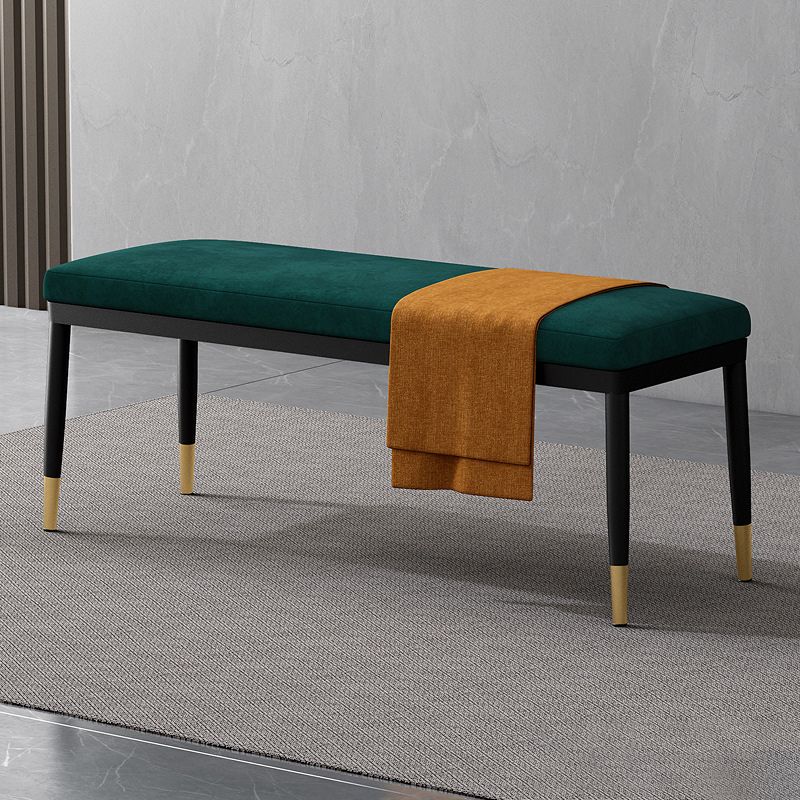 13.8 Inch Wide Modern Seating Bench Rectangle Bench with Legs Clearhalo 'Benches' 'Chairs & Seating' 'furn' 'furn_benches' 'Furniture' 'Living Room Furniture' 1200x1200_f9fd663b-0490-44bc-9e2c-ce6f2816b8fa