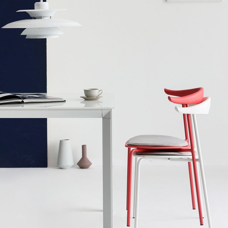 Minimalist Style Open Back Dining Side Chair Armless Dining Side Chair for Home (Set of 2) Clearhalo ' kitchen&dining_furn' 'Dining Chairs' 'Dining Tables & Seating' 'dining_chair' 'furn' 'furn_dining_chair' 'Furniture' 'furniture_dining_chair' 'Kitchen & Dining Furniture' 'kitchen' 1200x1200_f9ff99b7-f856-4f3f-b6c9-b07ab7a057c6