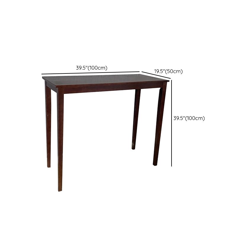 Traditional Rectangle Solid Wood Living Room Bar Dining Table Clearhalo 'Bar Furniture' 'Bar Tables' 'bar_tables' 'furn' 'furn_bar_tables' 'Furniture' 'Kitchen & Dining Furniture' 1200x1200_fa00e411-93c4-4d45-a8ea-fca40103746c
