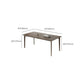 Medieval Modern Solid Wood Table Rectangular Table with 4 Legs Clearhalo 'Dining Tables & Seating' 'Dining Tables' 'dining_table' 'furn' 'furn_dining_table' 'Furniture' 'Kitchen & Dining Furniture' 1200x1200_fa01bd39-3f0f-4cba-bc7f-89be2372cd7e