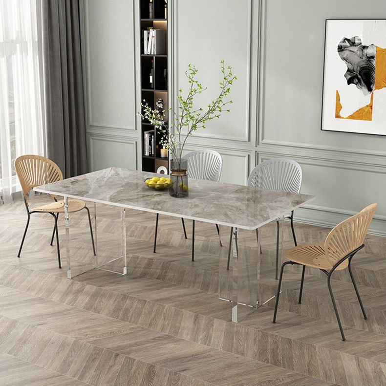 Stone Top Table Traditional Luxury Dining Table with Double Pedestal Base Clearhalo 'Dining Tables & Seating' 'Dining Tables' 'dining_table' 'furn' 'furn_dining_table' 'Furniture' 'furniture_dining_table' 'Kitchen & Dining Furniture' 'kitchen' 'kitchen_dining_table' 1200x1200_fa0203d9-b7fc-402c-8c8a-19d05d594e1b