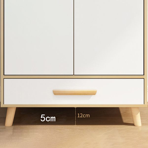 Armario moderno de acabado mate para el gabinete de almacenamiento de madera en el hogar con puerta con bisagras