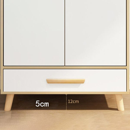 Moderne matte afwerking garderobe voor huishouten opbergkast met scharnierende deur