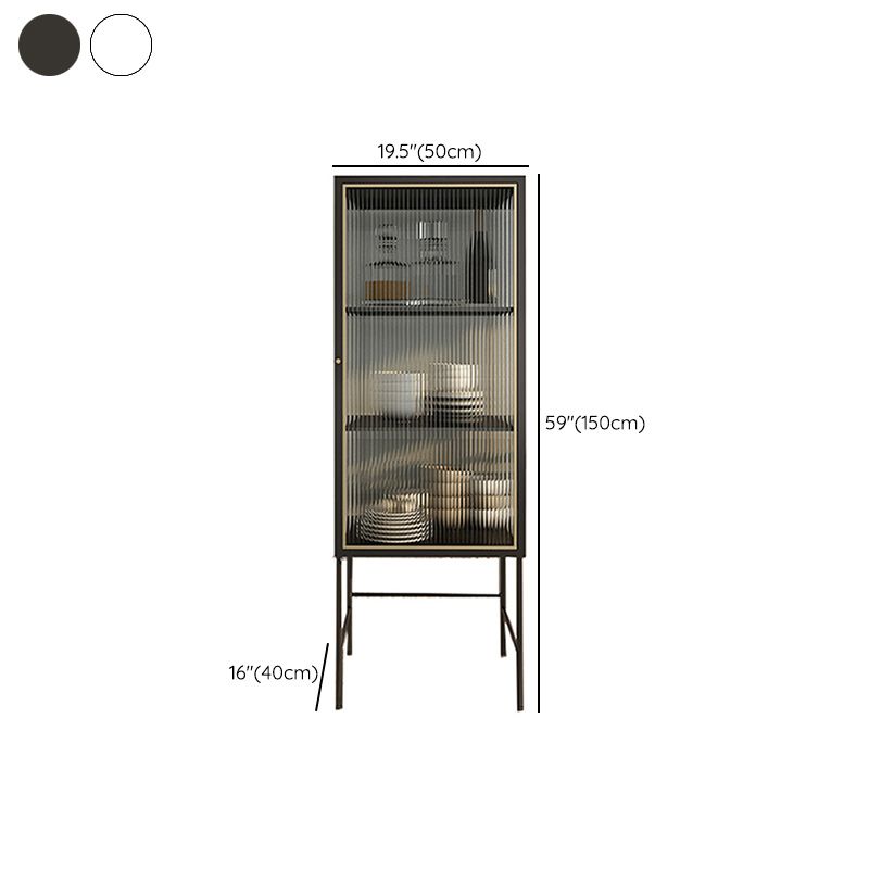 Porte moderne in vetro Curio Armadio a buffet mobile per soggiorno
