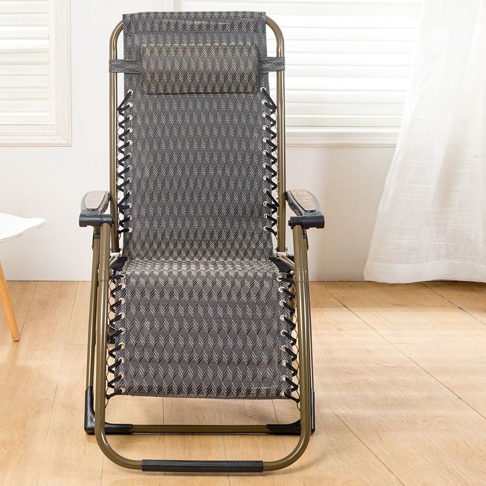 Contemporary Indoor Recliner Chair in Metal Rocker Base with Arms Clearhalo 'Chairs & Seating' 'furn' 'furn_recliners' 'Furniture' 'Living Room Furniture' 'Recliners' 1200x1200_fa0588b0-53b2-4e7f-9c6b-e7aeaef07f2a