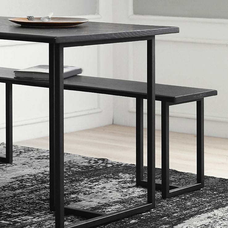 Moderne rechthoek houten eettafel 1/2 stukken eetgelegenheid voor eetkamer