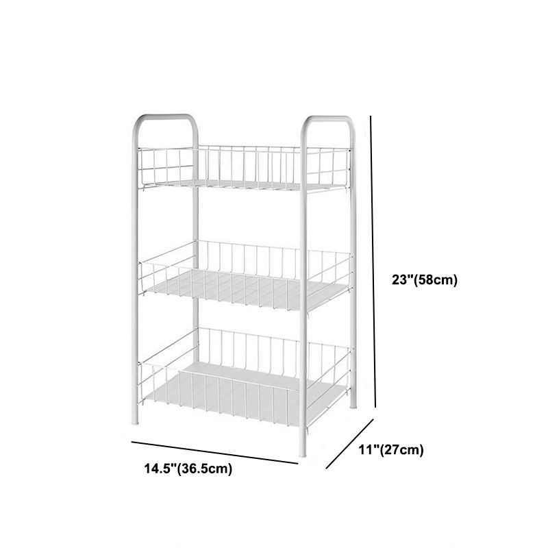 Industrial Iron Etagere Bookshelf Open Vertical Bookshelf with Caster Wheels Clearhalo 'Bookcases' 'furn' 'furn_bookcases' 'Furniture' 'furniture_bookcases' 'kitchen' 'kitchen_bookcases' 'Living Room Furniture' 'Office Furniture' 1200x1200_fa089fa1-4f96-4f3b-8a4a-18c4f98f19ae