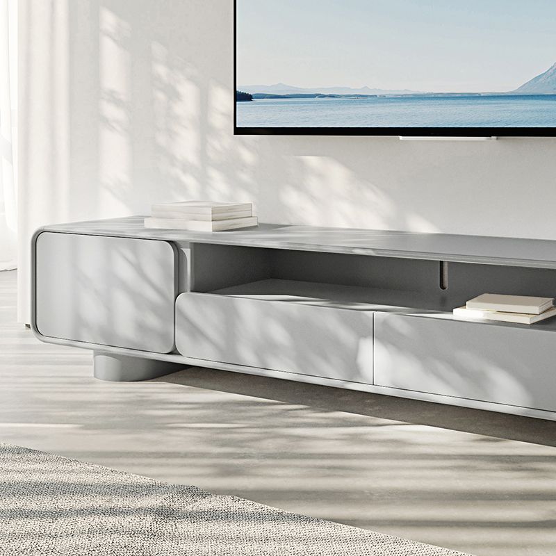 Wooden TV Media Console Contemporary TV Console with 2 Drawers Clearhalo 'furn' 'furn_tv_stands_entertainment_centers' 'Furniture' 'Living Room Furniture' 'TV Stands & Entertainment Centers' 'TV Stands & Media Storage Furniture' 'tv_stands_entertainment_centers' 1200x1200_fa090142-f935-4c9f-86bb-817fb0845558