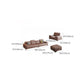 Faux Leather Sofa and Chaise Pillow Top Arm Sewn Pillow Back Seating