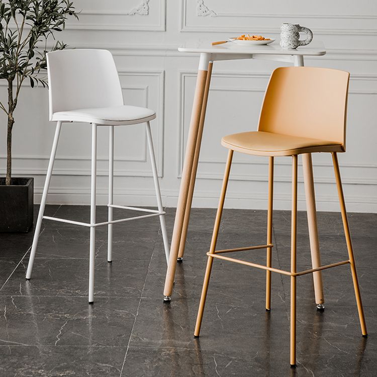 Contemporary Style Bar-stool Metal Counter Bar Stool for Home Clearhalo 'Bar Furniture' 'Bar Stools' 'bar_stools' 'Furniture' 'furniture_bar_stools' 'Kitchen & Dining Furniture' 1200x1200_fa1095ae-e6e2-4976-abb0-e82a188d5218