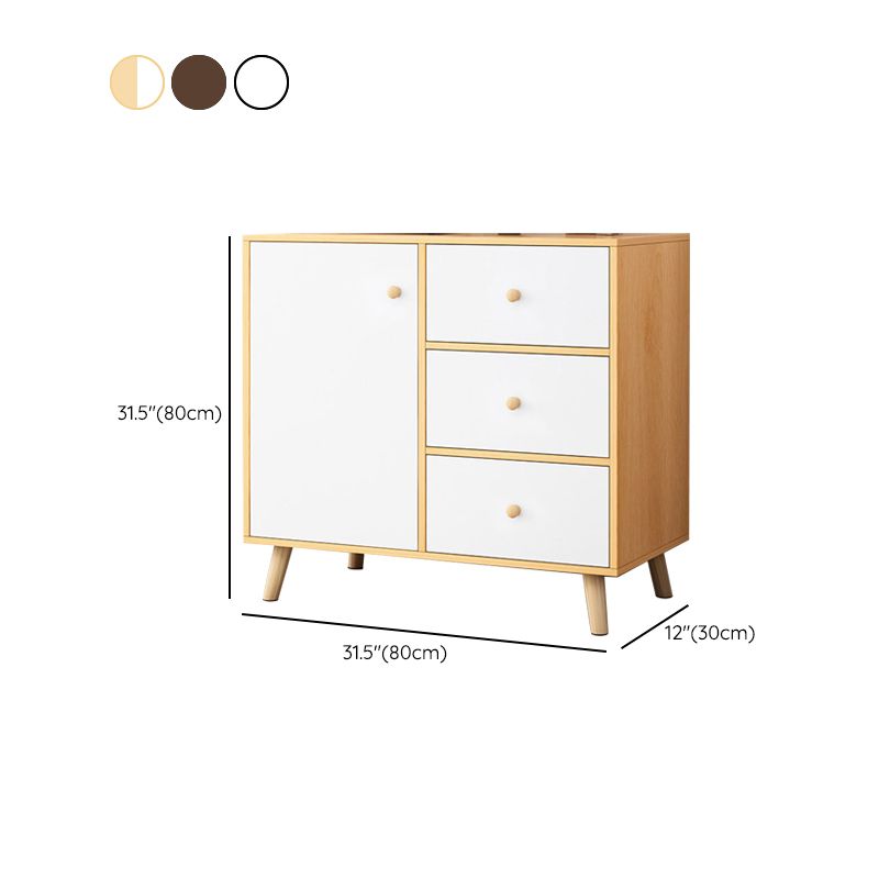Server in legno credenza moderno e contemporaneo con armadi e cassetti