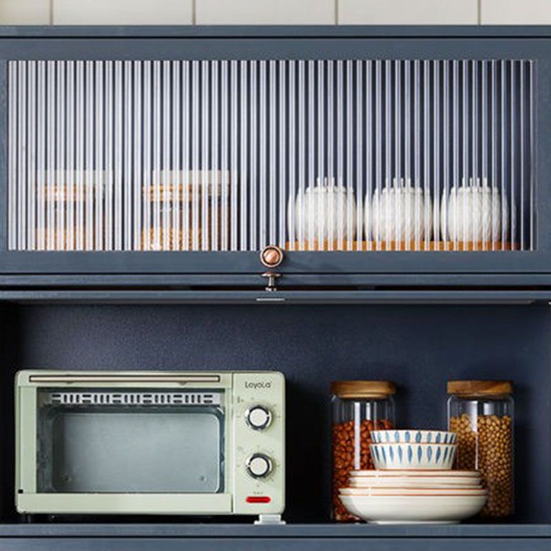 Sideboard in legno ingegnerizzato per porte della scheda laterale grigia per sala da pranzo