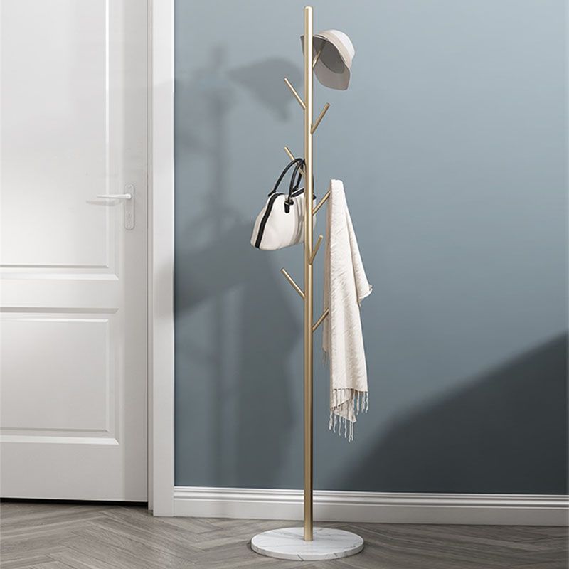 Moderno Hall Stand Metal Freing Standing With Hooks Entry Hall Árbol
