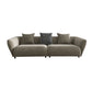Dark Gray Flared Arm Sectional Contemporary Tight Back Curved Sofa for Living Room Clearhalo 'furn' 'furn_sectionals' 'Furniture' 'furniture_sectionals' 'Living Room Furniture' 'Sectionals' 1200x1200_fa137479-5f68-4d6f-bb18-ed4c2f19d84f