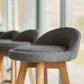 Modern Backrest Rotatable Counter Stool Wood Household Bar Wood with Cushion Clearhalo 'Bar Furniture' 'Bar Stools' 'bar_stools' 'furn' 'furn_bar_stools' 'furniture_bar_stools' 'Kitchen & Dining Furniture' 'kitchen&dining_furn' 'kitchen' 'kitchen_furn' Furniture' 1200x1200_fa13f373-ca3a-4639-89aa-cf40886e1cde
