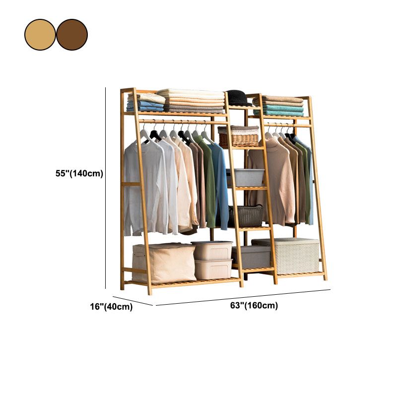 Rastrello in stile contemporaneo in bambù solido planimetro di design per soggiorno per soggiorno