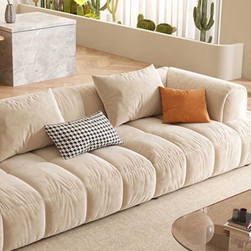 Nordic Stain-Resistant White Couch Recessed Arm Sofa with Tight Back Clearhalo 'furn' 'furn_sofas' 'Furniture' 'furniture_sofas' 'Living Room Furniture' 'Sofa' 'sofas' 1200x1200_fa1647a8-013d-41b6-b0aa-8503345c546a
