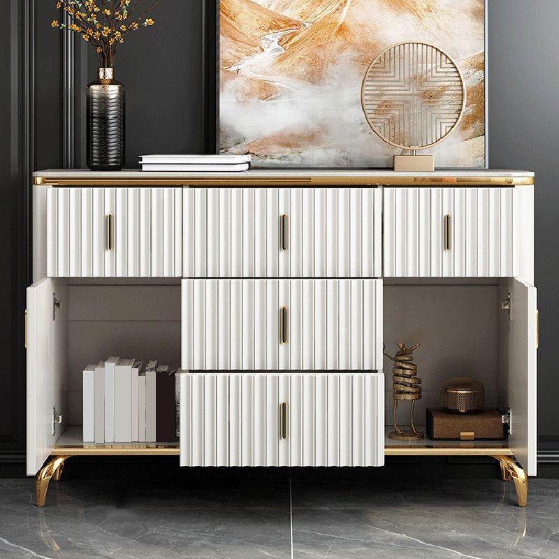 Contemporary Glam Combo Dresser Horizontal Storage Chest Dresser for Home Office Clearhalo 'Bedroom Furniture' 'Dressers & Chests' 'dressers_chests' 'furn' 'furn_dressers_chests' 'Furniture' 1200x1200_fa164a47-937c-4272-b66b-5ba09f51bb99