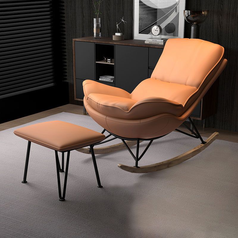 Salon simple chaise à rocker moderne chaise de rocker simple étanche