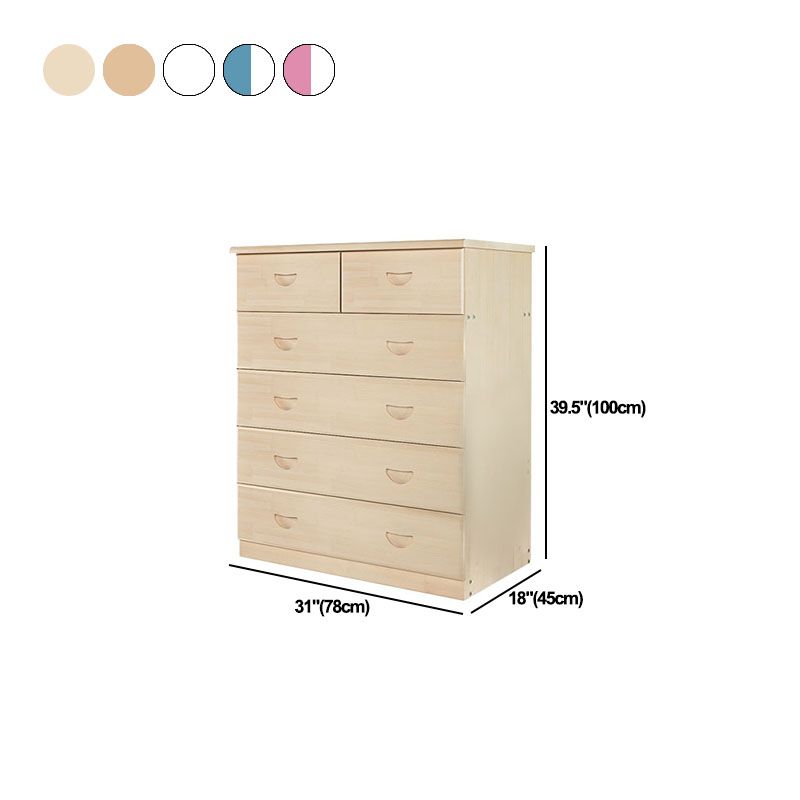 Modern Pine Wood Lingerie Chest 18" W Vertical Storage Chest with Drawers Clearhalo 'Bedroom Furniture' 'Dressers & Chests' 'dressers_chests' 'furn' 'furn_dressers_chests' 'Furniture' 1200x1200_fa19f313-ec20-4759-badc-b5e69e06b8fb