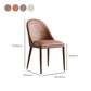 Faux Leather Dining Chair Parsons Upholstered Chair for Dining Room Clearhalo 'Dining Chairs' 'Dining Tables & Seating' 'dining_chair' 'furn' 'furn_dining_chair' 'Furniture' 'Kitchen & Dining Furniture' 1200x1200_fa1a70b7-d263-42b8-9e36-89541d5653ae