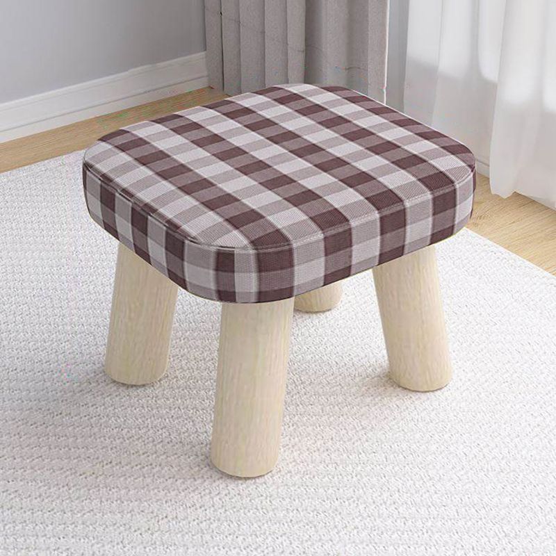 Modern Wooden Standard Trea Resistant Solid Color Indoor Standard Clearhalo 'furn' 'furn_ottomans_poufs' 'Furniture' 'Living Room Furniture' 'Ottomans & Poufs' 'ottomans_poufs' 1200x1200_fa1b193f-1c94-4ea7-986c-3033ac0f0b89