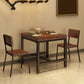 Square Solid Wooden Table Industrial Dining Table with Metal Trestle Base Clearhalo ' dining_table' 'Dining Tables & Seating' 'Dining Tables' 'furn' 'furn_dining_table' 'Furniture' 'furniture_dining_table' 'Kitchen & Dining Furniture' 'kitchen&dining_furn' 'kitchen' 'kitchen_dining_table' 1200x1200_fa1d7580-cb5e-4c53-87d6-ee575515d68e
