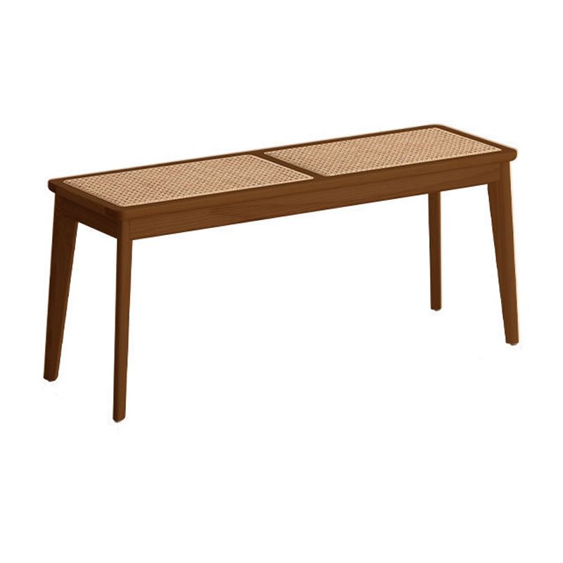 11.8 Inch Wide Tropical Bench Solid Wood Seating Bench with Legs Clearhalo 'Benches' 'Chairs & Seating' 'furn' 'furn_benches' 'Furniture' 'Living Room Furniture' 1200x1200_fa212da5-1caa-4d5a-b461-dd653f0077cd