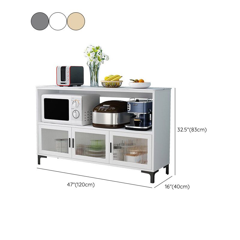 Boucheron en bois d'ingénierie en pierre avec rangement ouvert