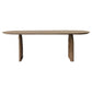 Oval Solid Wood Brown Tone Dining Table Simplicity Double Pedestal Table for Dining Room Clearhalo ' dining_table' 'Dining Tables & Seating' 'Dining Tables' 'furn' 'furn_dining_table' 'Furniture' 'furniture_dining_table' 'Kitchen & Dining Furniture' 'kitchen&dining_furn' 'kitchen' 'kitchen_dining_table' 1200x1200_fa259428-0f0d-42b0-809c-7a2234a7994d
