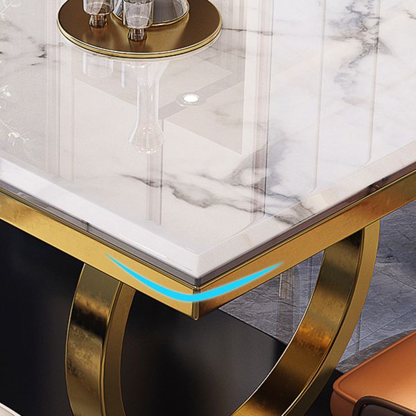 1/3/5/7 stuk faux marmeren top rechthoek eetkamer meubels set