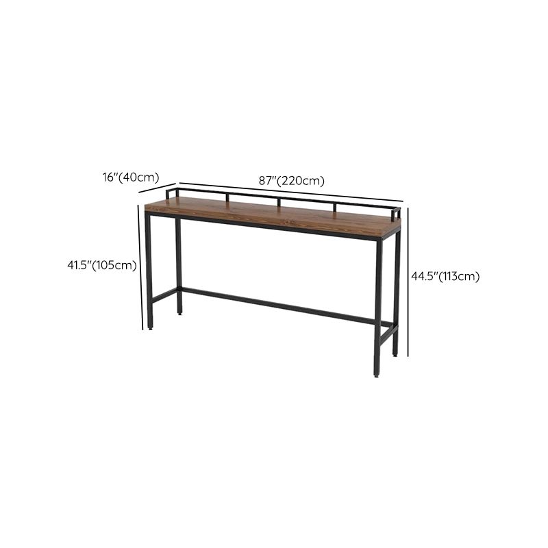 1/2/4 Pieces Pub Dining Set Industrial Rectangular Bar Table Set Clearhalo 'Bar Furniture' 'furn' 'furn_home_bar_bar_sets' 'Furniture' 'Home Bars & Bar Sets' 'home_bar_bar_sets' 'Kitchen & Dining Furniture' 1200x1200_fa272c61-1fbf-4778-b25e-5a75e660e34a
