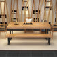 Metal Industrial Rectangle Dining Table Wood Top Table with Trestle Base Clearhalo ' dining_table' 'Dining Tables & Seating' 'Dining Tables' 'furn' 'furn_dining_table' 'Furniture' 'furniture_dining_table' 'Kitchen & Dining Furniture' 'kitchen&dining_furn' 'kitchen' 'kitchen_dining_table' 1200x1200_fa286e79-605e-409e-a69e-5604648e768f