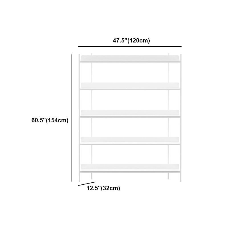 Modern Style Metal Bookshelf Open Etagere Shelf Bookcase for Home Clearhalo 'Bookcases' 'furn' 'furn_bookcases' 'Furniture' 'furniture_bookcases' 'kitchen' 'kitchen_bookcases' 'Living Room Furniture' 'Office Furniture' 1200x1200_fa2963d5-cd29-4ea6-adec-7e428ab4705c