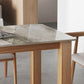 Sintered Stone Top Dining Table Modern Rectangle Table with Wooden Base Clearhalo ' dining_table' 'Dining Tables & Seating' 'Dining Tables' 'furn' 'furn_dining_table' 'Furniture' 'furniture_dining_table' 'Kitchen & Dining Furniture' 'kitchen&dining_furn' 'kitchen' 'kitchen_dining_table' 1200x1200_fa2bd060-a104-4b85-96f2-05518d278526