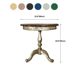 French Country Distressed Cocktail Table Wooden Coffee Table for Home