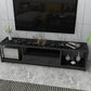 Mobile TV moderno per console multimediale Mobile TV con contenitore aperto con cassetti
