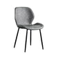 Modern Metal Kitchen Dining Side Chair Black Wingback Side Dining Side Chair Clearhalo ' kitchen&dining_furn' 'Dining Chairs' 'Dining Tables & Seating' 'dining_chair' 'Furniture' 'furniture_dining_chair' 'Kitchen & Dining Furniture' 'kitchen' 1200x1200_fa336195-86f5-4c16-ad27-11ec1d862196