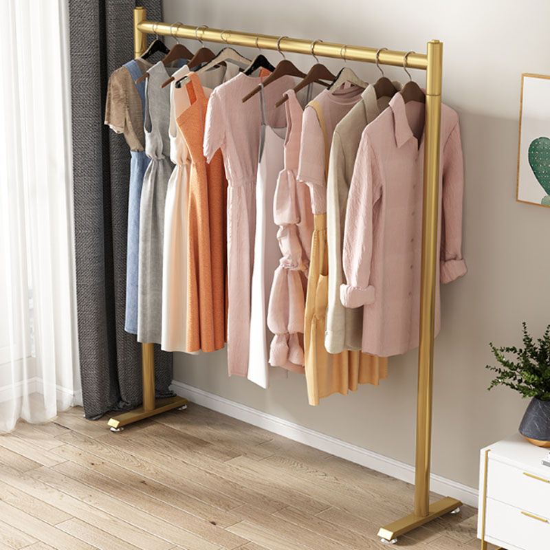 Moderne minimalistische Kleiderregal Metallic Free Standing Deck Rack für Schlafzimmer