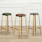 Footrest Upholstered Armless Bar Stool Matte Finish Backless Home Stool Clearhalo 'Bar Furniture' 'Bar Stools' 'bar_stools' 'furn' 'furn_bar_stools' 'Furniture' 'furniture_bar_stools' 'Kitchen & Dining Furniture' 1200x1200_fa36c494-74b9-49f0-b876-c3564475d266