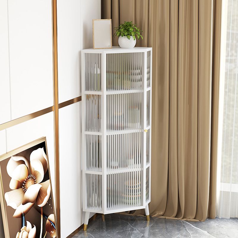 Mobile moderno armadio angolare mobile per la porta in vetro per soggiorno