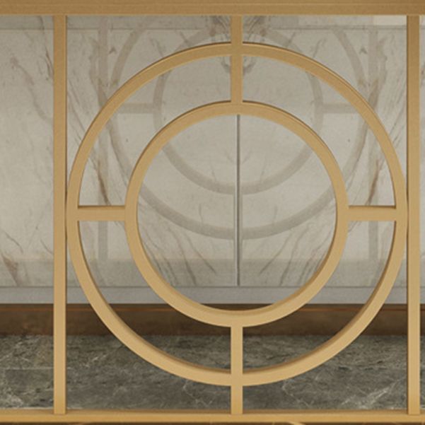 12 "W Glam Stone Console Tavolo Rettangolo Accente astratto Tavolo per Hall