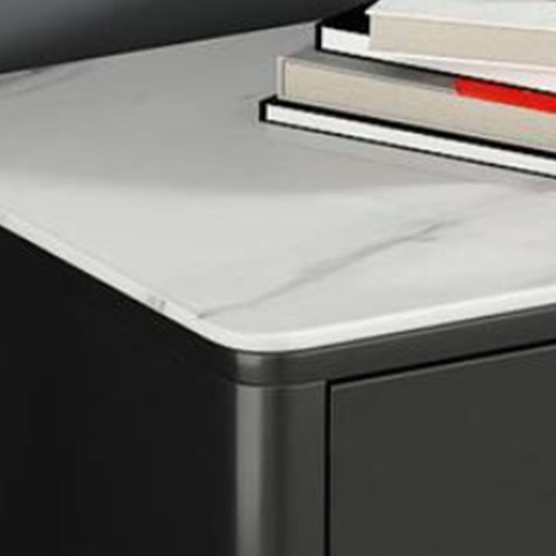 Stone TV Media Console Console TV con contenitore chiuso con ante