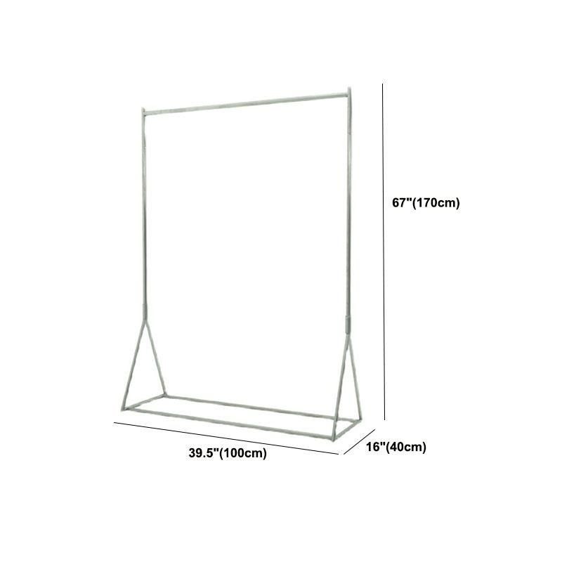 Industrial Style Coat Hanger Free Standing Stainless Steel Coat Rack