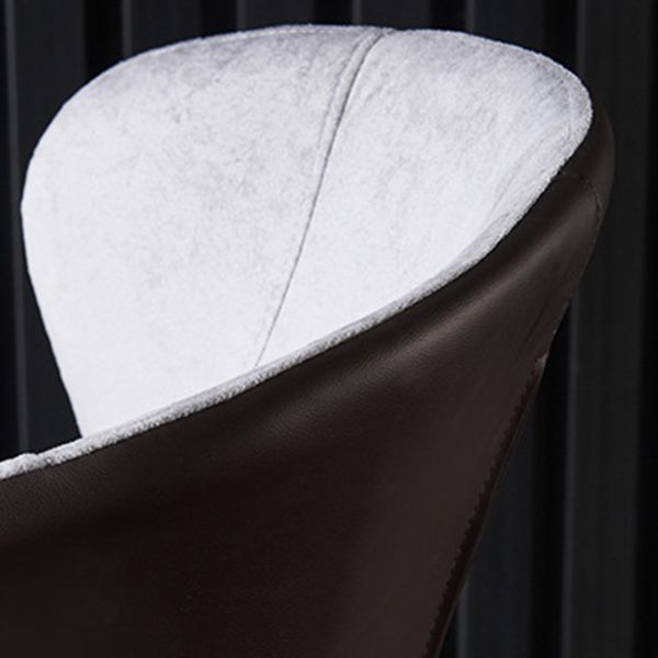 Indoor Wingback Armless Dining Chairs Upholstered Side Chair with Metal Legs Clearhalo ' kitchen&dining_furn' 'Dining Chairs' 'Dining Tables & Seating' 'dining_chair' 'furn' 'furn_dining_chair' 'Furniture' 'furniture_dining_chair' 'Kitchen & Dining Furniture' 'kitchen' 1200x1200_fa3c682d-ec9a-48e1-b8ff-546f1b190707