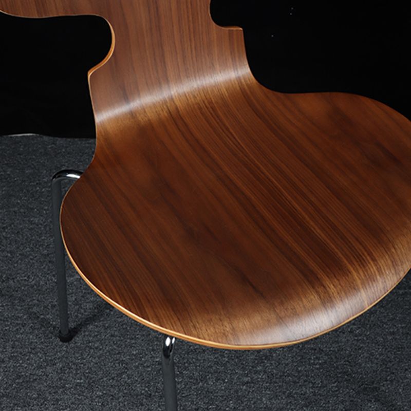 Scandinavian Wood Dining Chair Matte Finish Wingback Dining Chair (Set of 4) Clearhalo ' kitchen&dining_furn' 'Dining Chairs' 'Dining Tables & Seating' 'dining_chair' 'furn' 'furn_dining_chair' 'Furniture' 'furniture_dining_chair' 'Kitchen & Dining Furniture' 'kitchen' 1200x1200_fa3d396a-ec0e-4b40-bcd5-73ef54c7a4ea