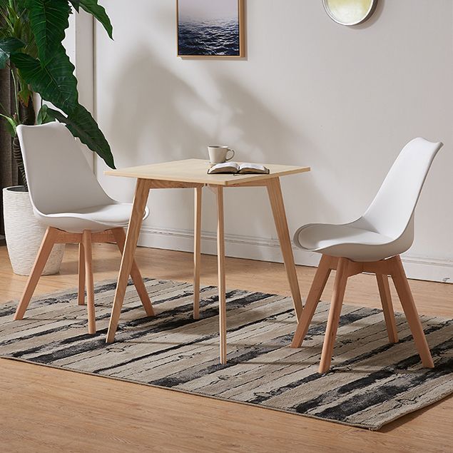 Scandinavian Dining Chair 17'' Wide Solid Back Chair with Wood Legs for Home Use Clearhalo ' kitchen&dining_furn' 'Dining Chairs' 'Dining Tables & Seating' 'dining_chair' 'Furniture' 'furniture_dining_chair' 'Kitchen & Dining Furniture' 'kitchen' 1200x1200_fa3db4f3-5e6e-4ad4-acaa-29e842aa8e5b