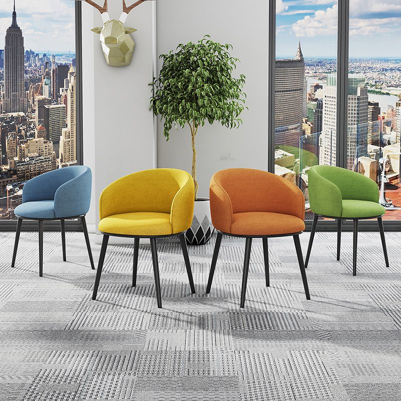 Modern Upholstered Home Arm Chair Solid Back Matte Finish Dining Chair Clearhalo ' kitchen&dining_furn' 'Dining Chairs' 'Dining Tables & Seating' 'dining_chair' 'furn' 'furn_dining_chair' 'Furniture' 'furniture_dining_chair' 'Kitchen & Dining Furniture' 'kitchen' 1200x1200_fa3e5285-f889-422c-9bfb-14ff6b6d6c71