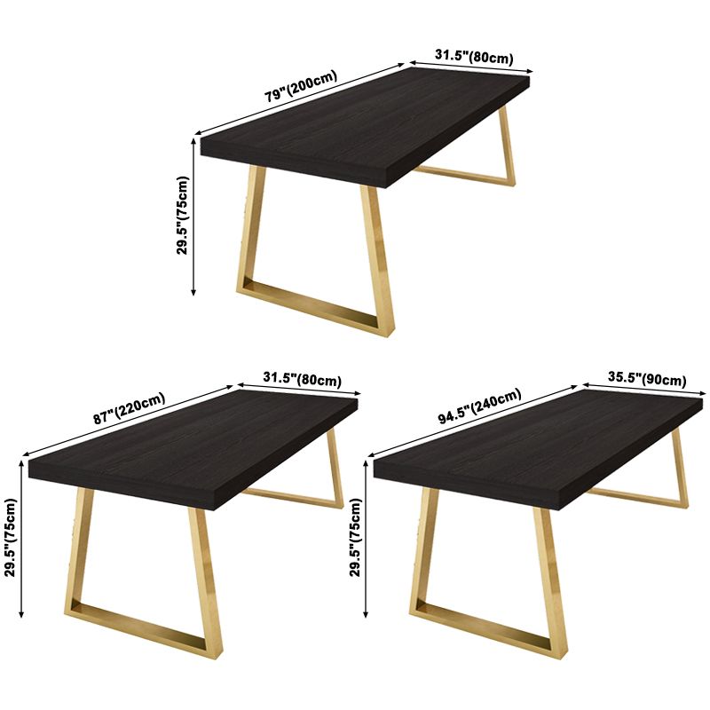 Rectangle Dining Site Table Traditional Luxury Dinette Table with Pine Solid Wood Clearhalo ' dining_table' 'Dining Tables & Seating' 'Dining Tables' 'furn' 'furn_dining_table' 'Furniture' 'furniture_dining_table' 'Kitchen & Dining Furniture' 'kitchen&dining_furn' 'kitchen' 'kitchen_dining_table' 1200x1200_fa3ea870-feb6-4022-8f52-7f6c8712eb6b